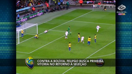 Felipão busca sua primeira vitória em seu retorno à Seleção