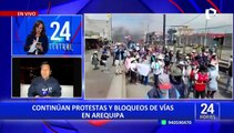 Declaran estado de emergencia en Arequipa tras protestas que dejan un muerto y varios heridos