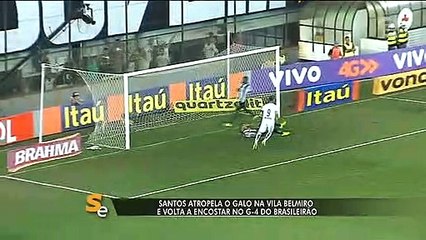 Meninos da Vila atropelam Galo em Santos