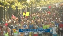 Queniano vence maratona de Berlim e quebra recorde mundial