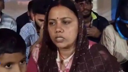 हनुमानगढ़ः रात को एसपी ऑफिस के आगे धरने पर बैठी विवाहिता,जानिए क्यों