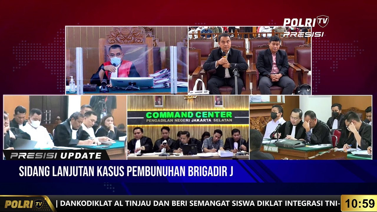 PRESISI UPDATE : Sidang Lanjutan Kasus Pembunuhan Brigadir J Dengan Agenda Pemeriksaan Saksi Ahli