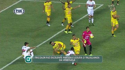 Com baixo público, São Paulo goleia Trujillanos na Libertadores