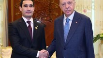Cumhurbaşkanı Erdoğan, Türkmenistan Devlet Başkanı Berdimuhamedov ile görüştü