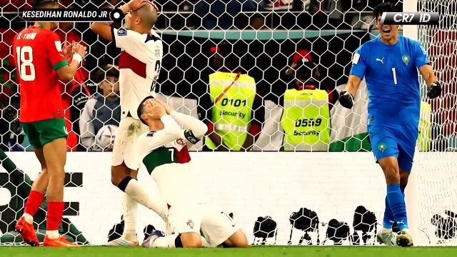 GAK TEGA LIHAT REAKSI CRISTIANO JRBegini Reaksi Cristiano Jr Melihat Ronaldo Nangis Usai Vs Maroko