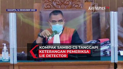 [FULL] Sambo dan Putri Tanggapi Keterangan Pemeriksa Uji Kebohongan dan Ahli Balistik