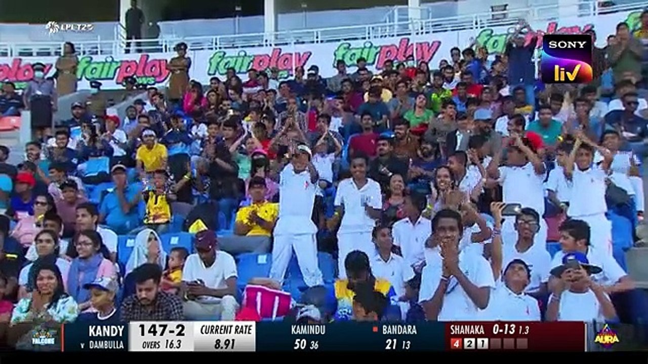 Lanka Premier League 22 - highlights - Kandy Falcons vs Dambulla Aura  highlights