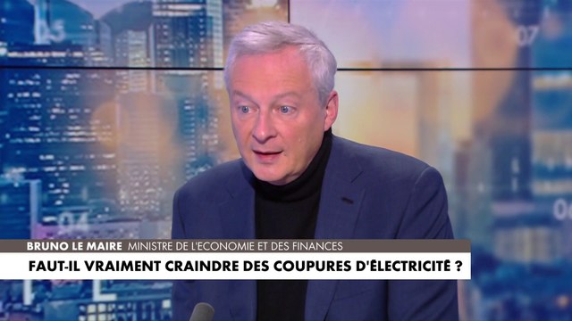 Bruno Le Maire : «Je pense que nous sommes sur la bonne voie pour éviter des coupures d’électricité cet hiver»