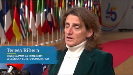 Teresa Ribera: "A nosotros no parece que es un precio elevadísimo"