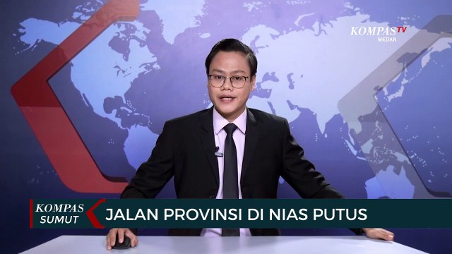 Ruas Jalan Provinsi di Nias Putus Akibat Longsor