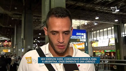 Sem Sheik, Corinthians embarca para Argentina