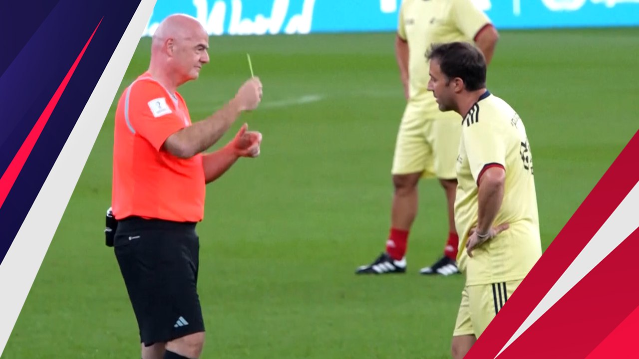 Ramaikan Suasana Semifinal Piala Dunia 2022, Presiden FIFA Gianni Infantino Jadi Wasit  Pimpin Laga Eksebisi Legenda