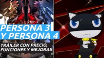 Persona 4 Golden y Persona 3 Portable - Nuevo tráiler con las funciones y el precio