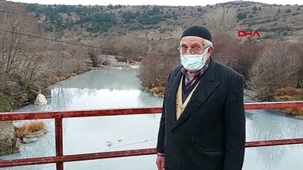 Gerede Çayı'nda kirlilik: Köylüler maskeyle geziyor