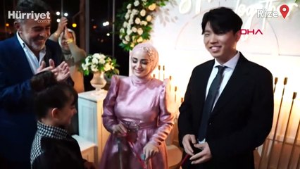 Güney Kore'den Rize'ye damat