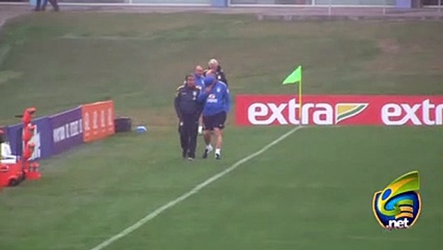 Felipão evita leitura labial dos jornalistas durante treino da Seleção