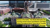 Storm Causes School And Flight Delays Cancellations in Parts of North