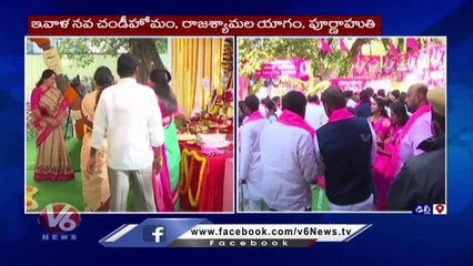 BRS Leaders Reaches BRS Office In Delhi _ V6 News