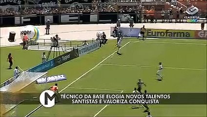 Técnico Pepinho Macia, fala sobre o título do Santos na Copinha