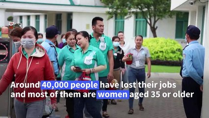 Vietnam factory workers laid off as West cuts imports