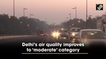 Delhi’s air quality improves to ‘moderate’ category