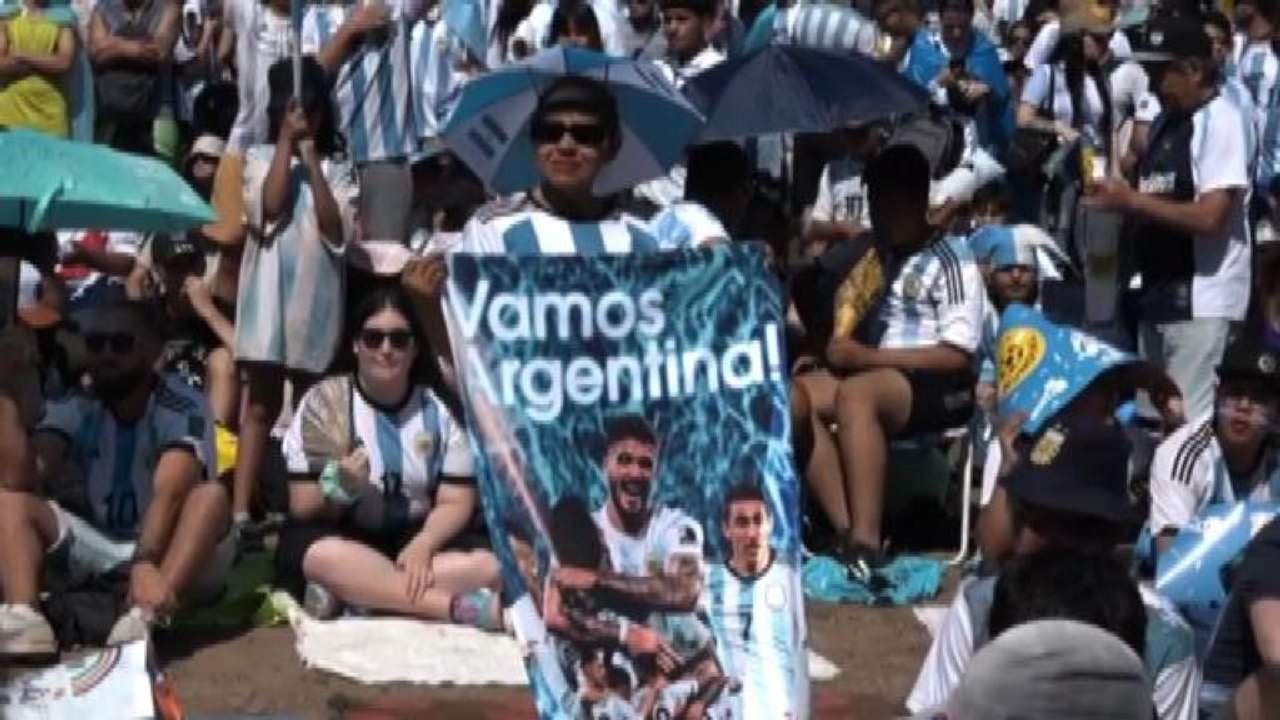 L'Argentina in finale e in migliaia fanno festa a Buenos Aires