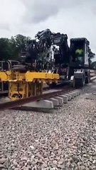 Railway Construction in action #shorts #viral #shortsvideo #video #innovationhub