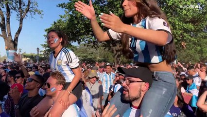 Argentina celebra e prepara-se para a final do Mundial