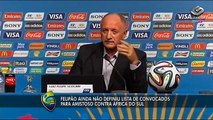 Felipão afirma ainda não ter definido convocados para amistoso