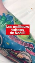 Les meilleurs tattoos de Noël ! 