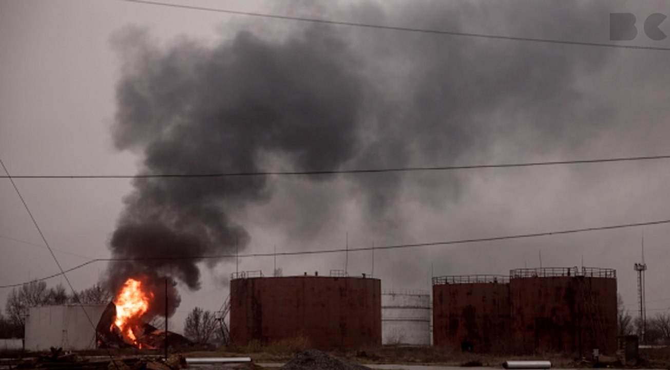 Ukrainische partisanen führen anschlag auf russen-besatzungsleiter aus