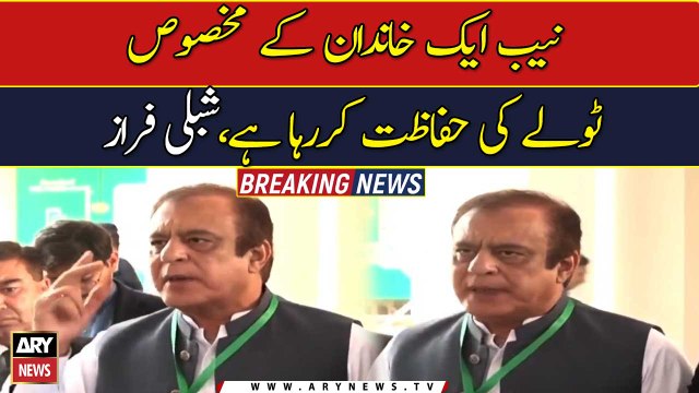 NAB is protecting a particular group of a family, Shibli Faraz