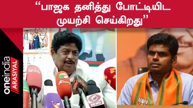 நாடாளுமன்ற தேர்தலில் தனித்து போட்டியிட பாஜக முயற்சி எடுத்துக்கொண்டு உள்ளது - கே.பி. ராமலிங்கம்