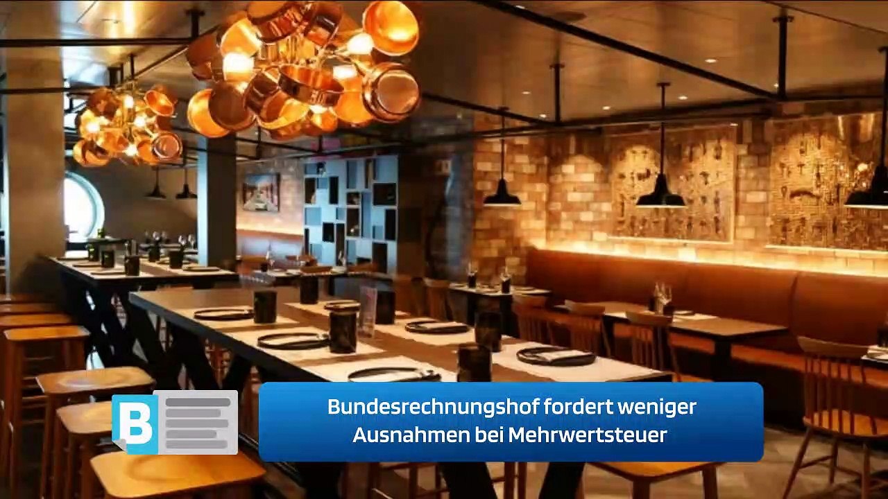 Bundesrechnungshof fordert weniger Ausnahmen bei Mehrwertsteuer