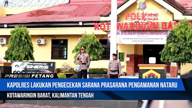 Polres Kotawaringin Barat Apel Gelar Personil Dan Sarpras Dalam Rangka Kesiapan Menghadapi Natal 2022 Dan Tahun Baru 2023