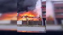 İstanbul’da geri dönüşüm tesisinde yangın