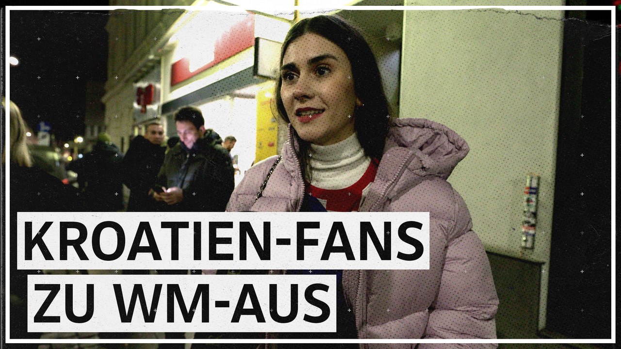 Kroatische Fans nach WM-Aus: „So ist der Fußball“