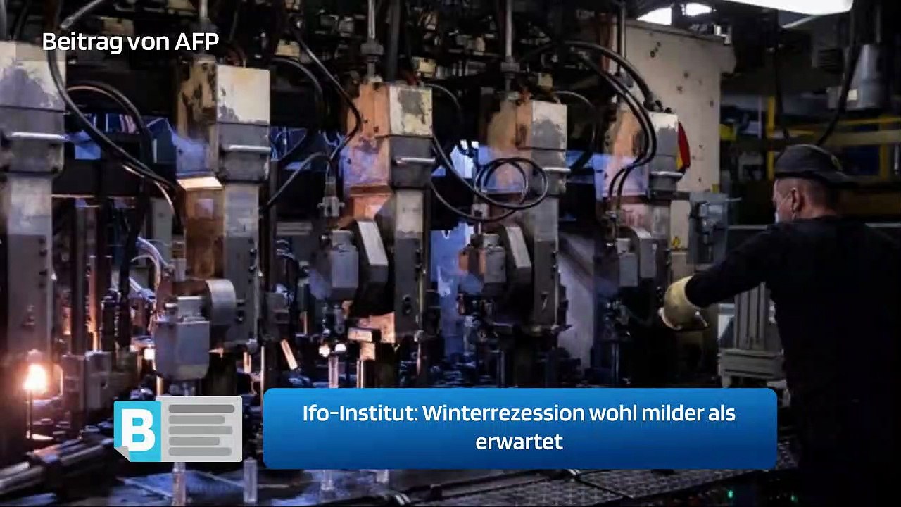 Ifo-Institut: Winterrezession wohl milder als erwartet
