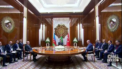 Son dakika... Türkmen gazı için üçlü zirve! Cumhurbaşkanı Erdoğan'dan açıklamalar