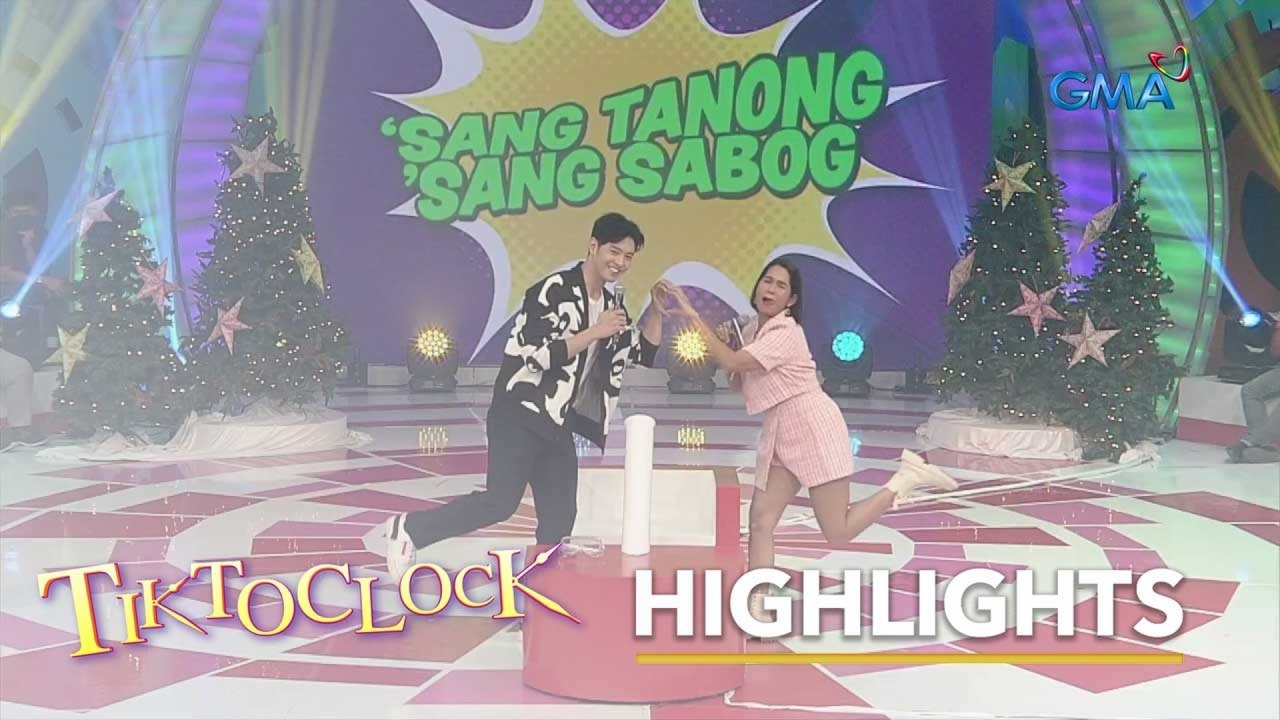 TiktoClock: Ilaglag kaya ni Royce Cabrera si Jeric Gonzales sa "’Sang Tanong, ‘Sang Sabog!"?