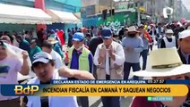 Violencia en Arequipa: manifestantes atacan y saquean varios negocios del centro de la ciudad