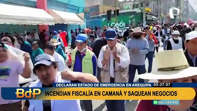 Violencia en Arequipa: manifestantes atacan y saquean varios negocios del centro de la ciudad