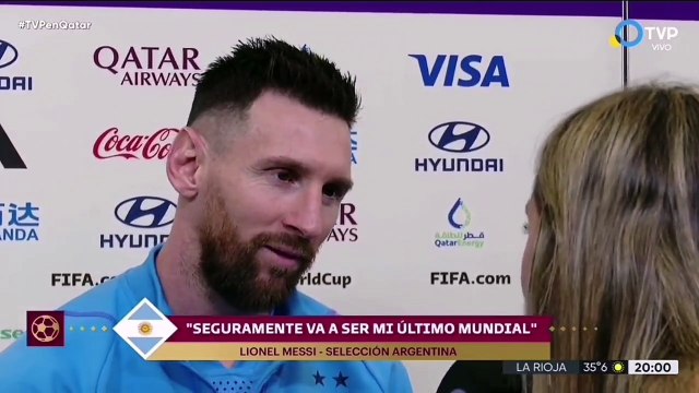 La periodista Sofía Martínez dedicó unas palabras a Lionel Messi durante una entrevista