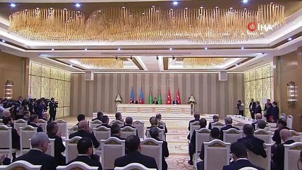 Türkiye, Türkmenistan ve Azerbaycan arasında 5 anlaşma imzalandı