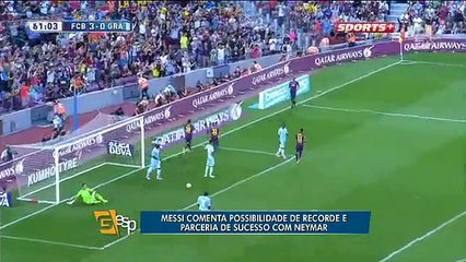 Messi revela confiança em Neymar no Barcelona