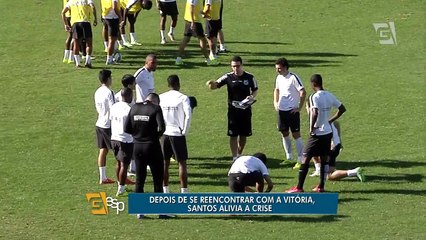 Depois de se reencontrar com a vitória, Santos alivia a crise