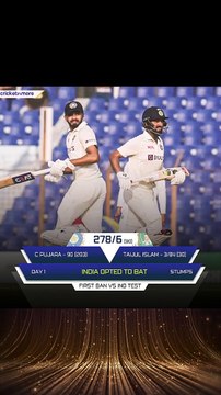 India Vs Bangladesh, First Test (Day 1) - Twitter Reactions