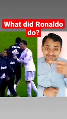 What did Ronaldo do_ #shorts #viral #youtubeshorts