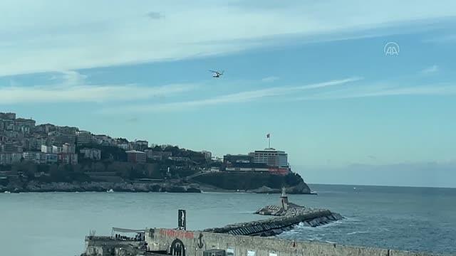 Zonguldak'ta kayıp balıkçıyı arama çalışması sürüyor