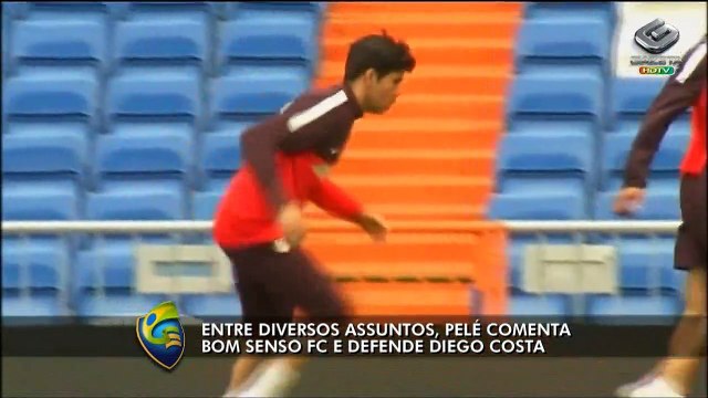 Em evento na capital paulista, Pelé comenta Bom Senso FC e defende Diego Costa